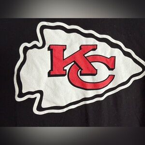 Unisex FOCO Kansas City Chiefs Black‎ T-Shirt Size Large